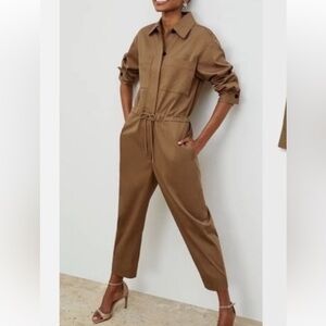 MM Lafleur Brown Jumpsuit